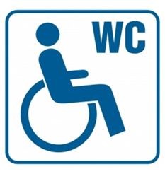 Ikona - toaleta dla osób niepełnosprawnych