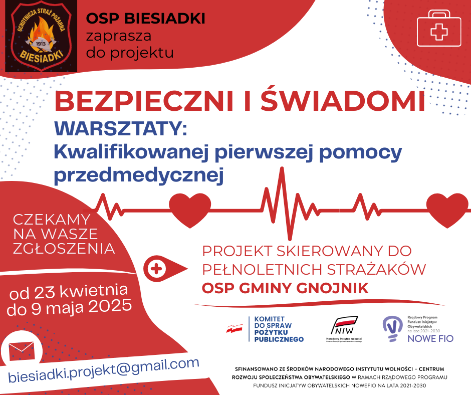 Projekt „Bezpieczni i Świadomi” - plakat