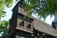 Kościół w Biesiadkach - widok od strony wejścia