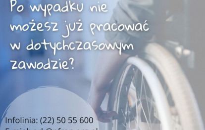 Plakat projektu pn. „Wypracowanie i pilotażowe wdrożenie modelu kompleksowej rehabilitacji umożliwiającej podjęcie lub powrót do pracy Plakat projektu pn. „Wypracowanie i pilotażowe wdrożenie modelu kompleksowej rehabilitacji umożliwiającej podjęcie lub powrót do pracy