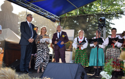 Powitanie gości Dożynkowych Powitanie gości Dożynkowych