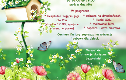 Plakat Dnia Matki i Dziecka w Gnojniku