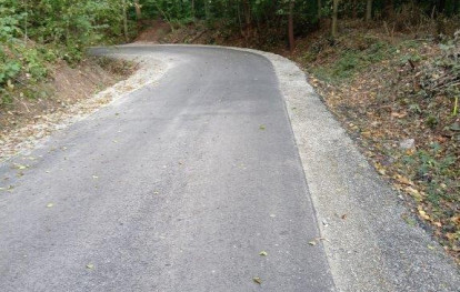 Wyremontowany odcinek drogi Wyremontowany odcinek drogi