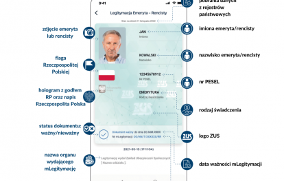 Ulotka informacyjna na temat mLegitymacji emeryta-rencisty Ulotka informacyjna na temat mLegitymacji emeryta-rencisty