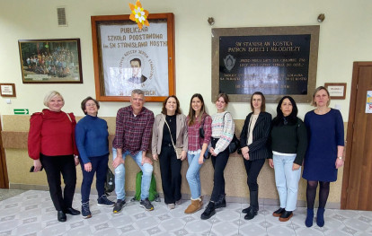 Międzynarodowy program Erasmus+ w szkole w Biesiadkach