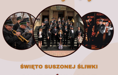 Plakat informacyjny dotyczący prezentacji Iwkowskiej Orkiestry Dętej