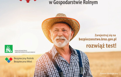 Plakat dotyczący konkursu KRUS