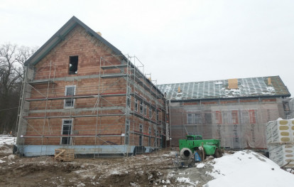 Budowa Centrum Kultury i Rekreacji w Gnojniku - styczeń 2023 r.