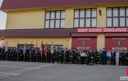 Jubileusz 90-lecia OSP Gnojnik - zdjęcie grupowe
