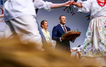Udział grupy wieńcowej z Uszwi w Dożynkach Prezydenckich 2025 Udział grupy wieńcowej z Uszwi w Dożynkach Prezydenckich 2025