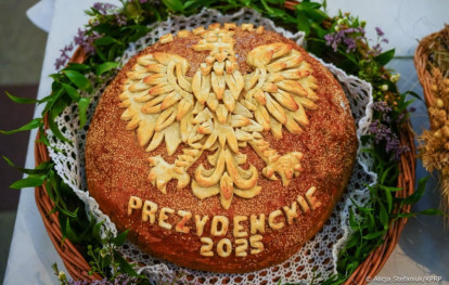 Udział grupy wieńcowej z Uszwi w Dożynkach Prezydenckich 2025 Udział grupy wieńcowej z Uszwi w Dożynkach Prezydenckich 2025