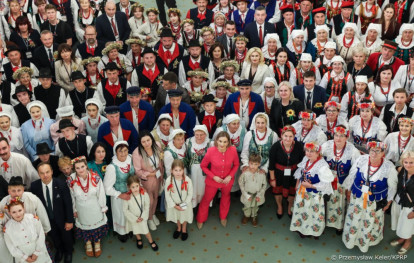 Udział grupy wieńcowej z Uszwi w Dożynkach Prezydenckich 2025 Udział grupy wieńcowej z Uszwi w Dożynkach Prezydenckich 2025