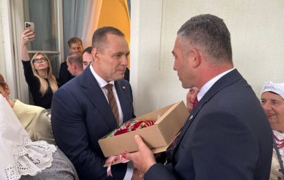 Udział grupy wieńcowej z Uszwi w Dożynkach Prezydenckich 2025 Udział grupy wieńcowej z Uszwi w Dożynkach Prezydenckich 2025