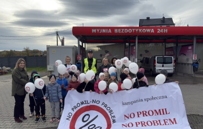 Akcja No promil - no problem – dzieci z Uszwi i Gnojnika z ważnym przekazem dla dorosłych