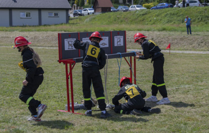 Gminne zawody sportowo-pożarnicze - rywalizacja drużyn młodzieżowych Gminne zawody sportowo-pożarnicze - rywalizacja drużyn młodzieżowych