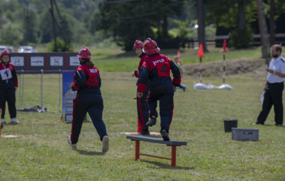 Gminne zawody sportowo-pożarnicze - rywalizacja drużyn młodzieżowych Gminne zawody sportowo-pożarnicze - rywalizacja drużyn młodzieżowych