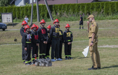 Gminne zawody sportowo-pożarnicze - rywalizacja drużyn młodzieżowych Gminne zawody sportowo-pożarnicze - rywalizacja drużyn młodzieżowych